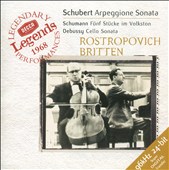 Schubert: Arpeggione Sonata; Schumann: Fünf Stücke im Volkston; Debussy: Cello Sonata