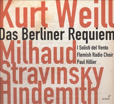 Kurt Weill: Das Berliner Requiem