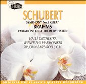 Schubert: Symphony No. 9 'Great'; Brahms: Variations on a Theme by Haydn
