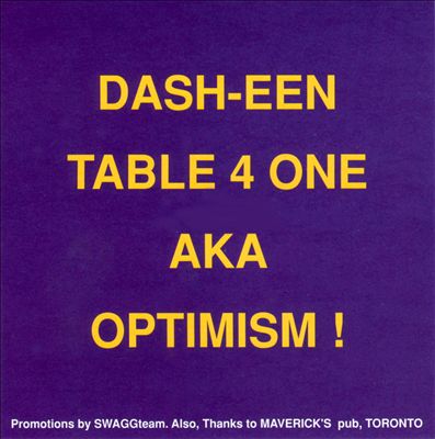 Dash-Een Table 4 One AKA Optimism!