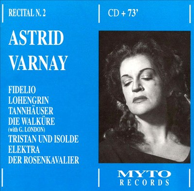 Astrid Varnay: Recital No. 2