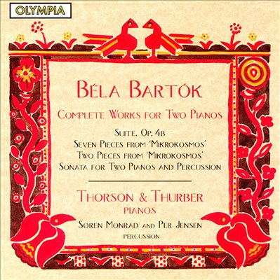Béla Bartok: Complete Works for Two Pianos
