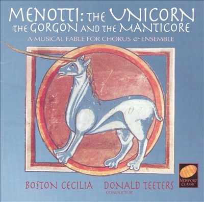 The Unicorn, the Gorgon and the Manticore (The Three Sundays of a Poet), madrigal fable