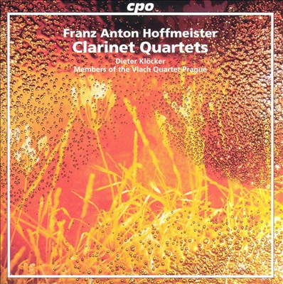 Franz Anton Hoffmeister: Clarinet Quartets