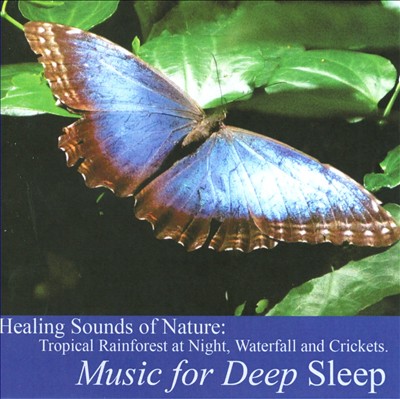 Healing Sounds of Nature: Tropical Rainforest at Night, Waterfall and Crickets