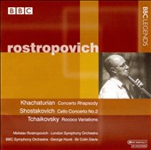 Rostropovich Plays Khachaturian, Shostakovich & Tchaikovsky