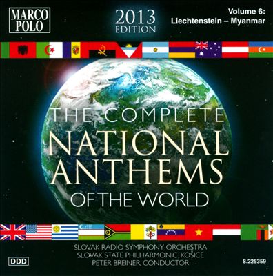 Complete National Anthems of the World (2013 Edition), Vol. 6