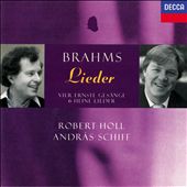 Brahms: Lieder - Vier Ernste Gesänge, 6 Heine Lieder