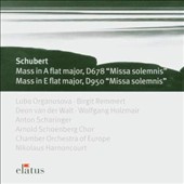 Schubert: Mass in A flat major, D678 "Missa Solemnis"; Mass in E flat major, D950 "Missa solemnis"