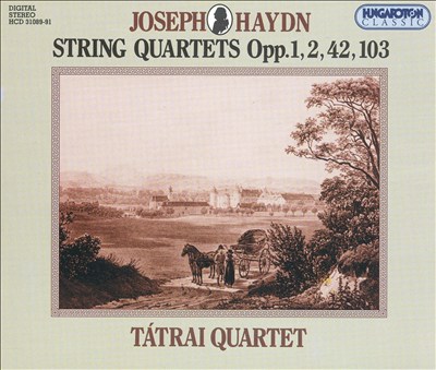 String Quartets (6), Op. 1,  H. 3/1-4, 6; H 2/6