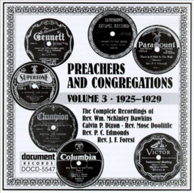 Preachers and Congregations, Vol. 3: 1925-1929