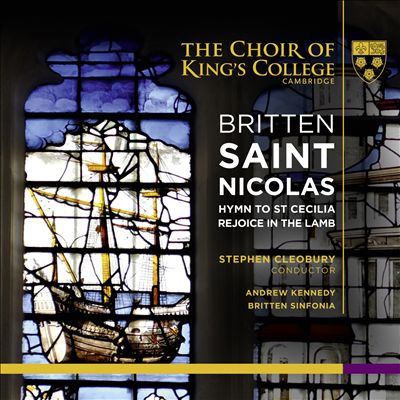 Saint Nicolas, cantata for tenor, treble, choruses & orchestra, Op. 42