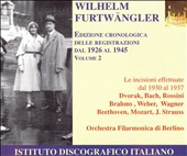Wilhelm Furtwängler: Le incisioni effettuate dal 1930 al 1937