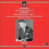 Beethoven: Piano Concerto No. 3; Schumann: Sonata No. 1 Op. 11