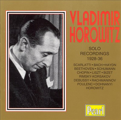 Horowitz-Solo Recordings 1928-36