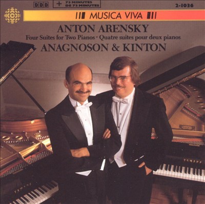 Anton Arenksy: Four Suites for Two Pianos