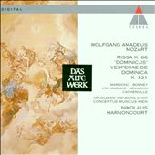 Mozart: Mass, K66 "Dominicus"; Vesperae de Dominica, K321
