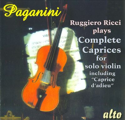 Paganini: Complete Caprices for Solo Violin