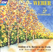 Weber: The 2 Symphonies