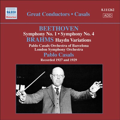Beethoven: Symphonies Nos.1 & 4; Brahms: Haydn Variations