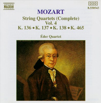 Mozart: String Quartets (Complete), Vol. 4