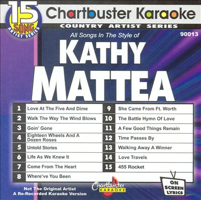 Chartbuster Karaoke: Kathy Mattea, Vol. 1