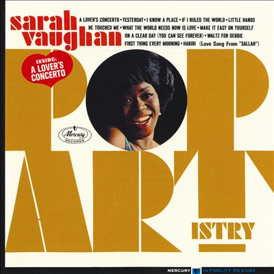 Pop Artistry of Sarah Vaughan