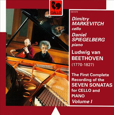 Beethoven: Complete Cello Sonatas Vol. 1