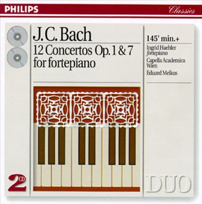 Johann Christian Bach: 12 clavier Concertos Op. 1 & Op. 7