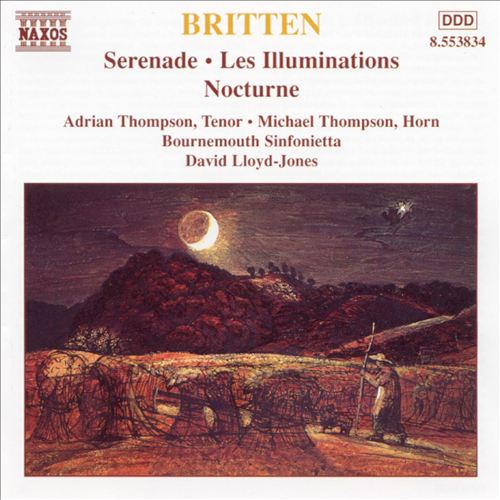 Nocturne, for tenor, 7 instruments & strings, Op. 60