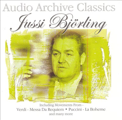 Audio Archive Classics: Jussi Björling