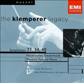 Mozart: Symphonies Nos. 33, 34, 40; Masonic Funeral Music