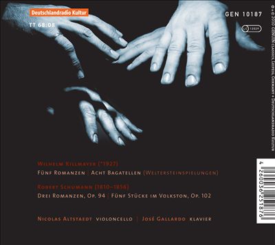 Wilhelm Killmayer, Robert Schumann: Works for Cello & Piano