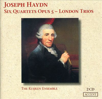 Trio for 2 flutes & cello in C major ("London"), H. 4/1