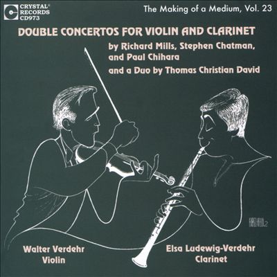 Duo-Sonate No. 2, for clarinet & violin