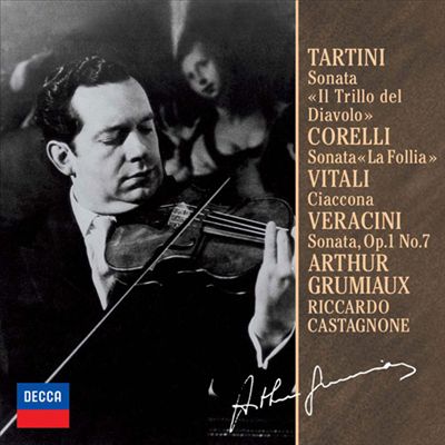 Tartini: Sonata "Il Trillo del Diavolo"; Corelli: Sonata "La Follia"; Vitali: Ciaccona; Veracini: Sonata, Op. 1 No. 7