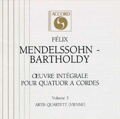 String Quartet No. 5 in E flat major, Op.44/3, MWV R28