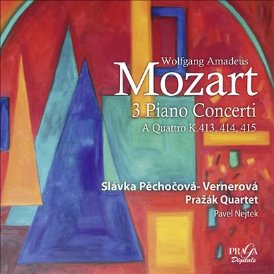 Mozart: 3 Piano Concerti a Quattro, K. 413; K. 414; K. 415