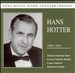 Dokumente einer Sängerkarriere: Hans Hotter
