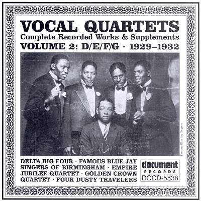 Vocal Quartets, Vol. 2: D/E/F/G