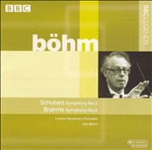 Schubert: Symphony No. 2; Brahms: Symphony No. 2